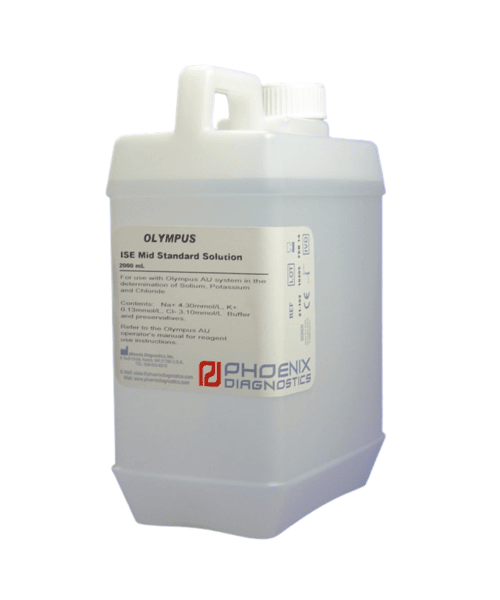 Phoenix Diagnostics ISE Mid-Standard for AU 600, AU 800, AU 1000, AU 5200, 4 x 2000ml Phoenix Diagnostics ISE Mid-Standard for AU 600, AU 800, AU 1000, AU 5200, 4 x 2000ml